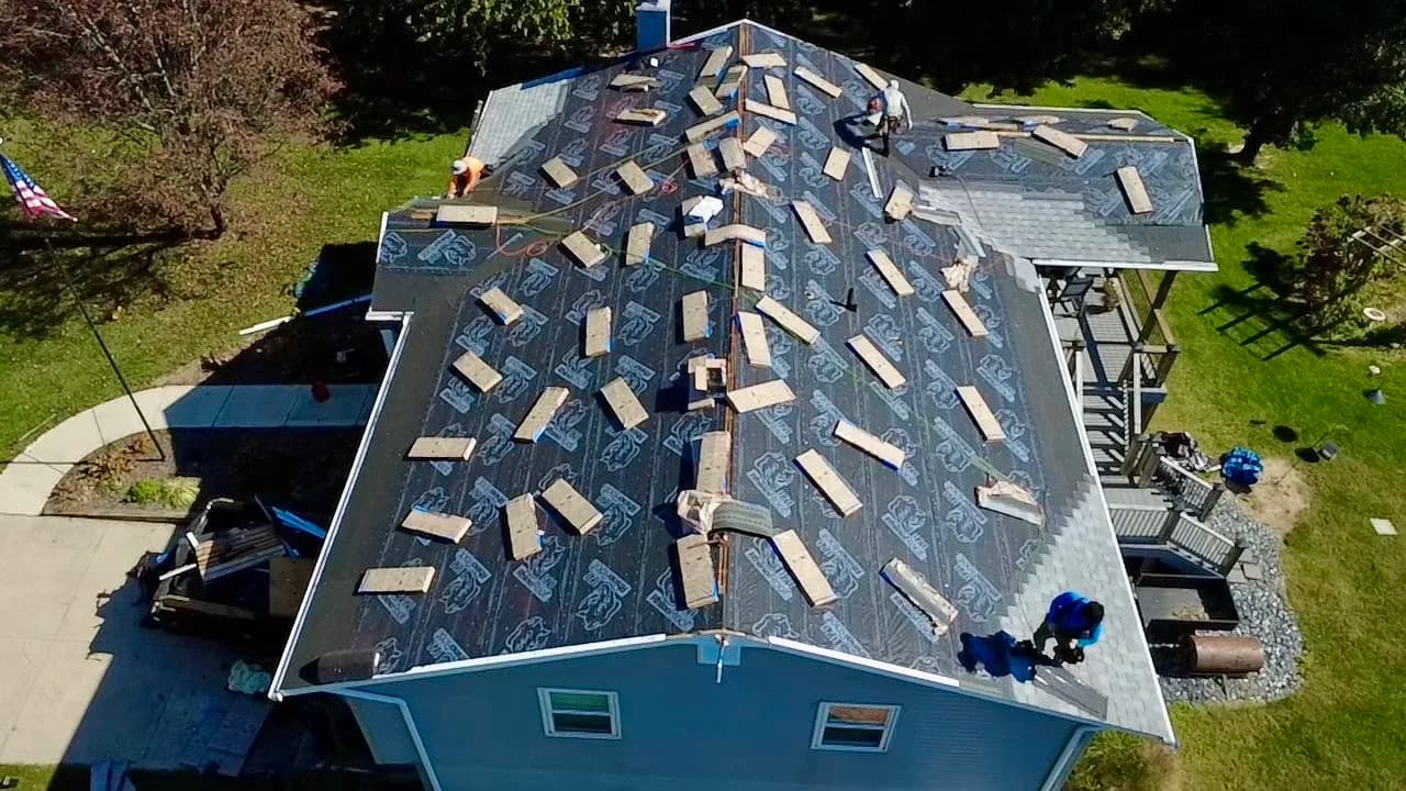 Gallery photos for Roof Replacement in Lancaster OH with CertainTeed Landmark Pro Shingles: Image #3