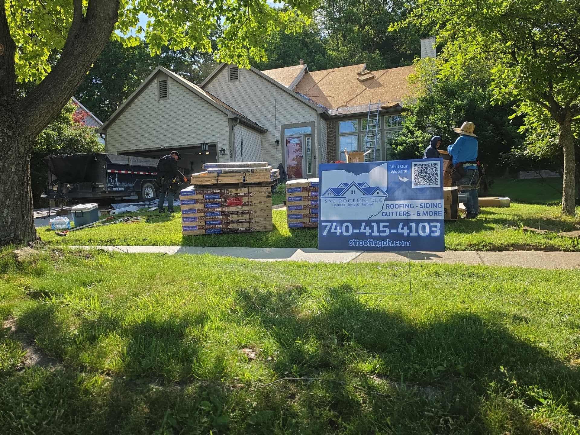 Gallery photos for Full Hail Damage Roof and Gutter Replacement in Westerville: Image #2